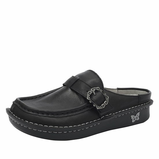 Black Alegria Brigid Upgrade Women's Clogs & Nursing Shoes | 853MZKEDG