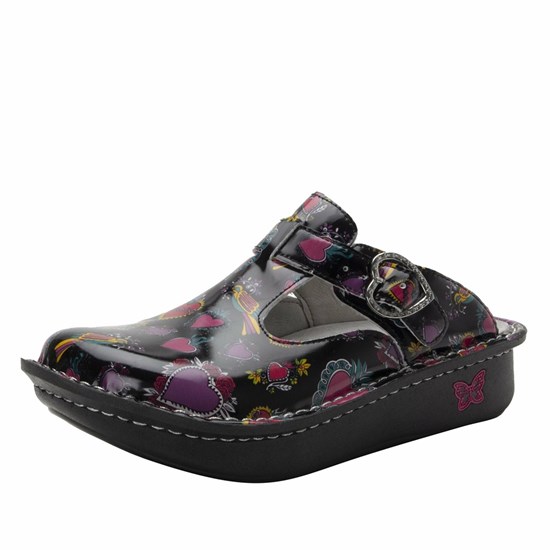 Black Alegria Classic Frida Women's Clogs & Nursing Shoes | 514JRXTEL