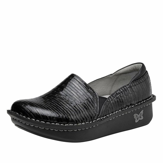 Black Alegria Debra Brick By Brick Women's Slip On Shoes | 209KYOVXM