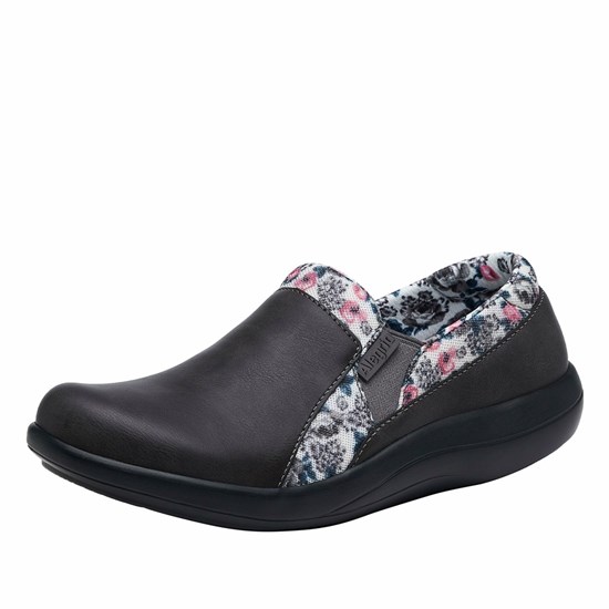 Black Alegria Duette Slatie Sweet Women's Slip On Shoes | 821RMUPTQ