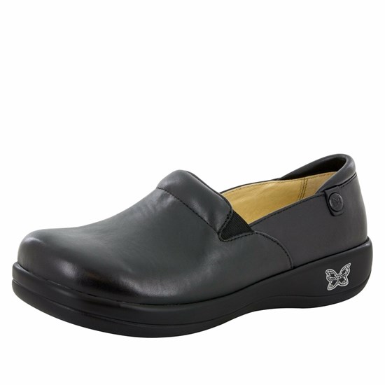 Black Alegria Keli Nappa Professional Women's Slip On Shoes | 062FUTKVB