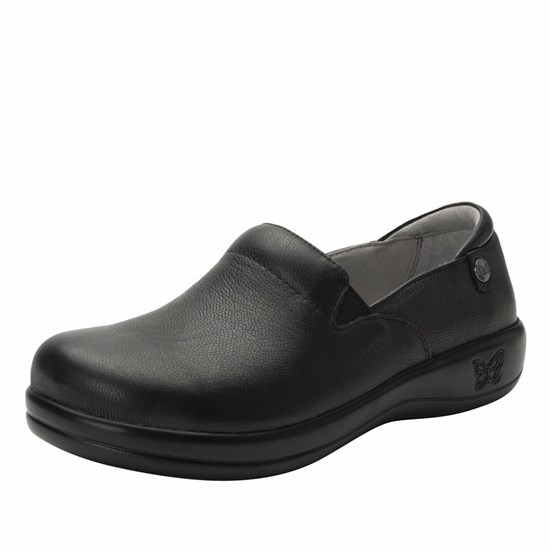 Black Alegria Keli Upgrade Professional Women's Slip On Shoes | 309MRJUOT