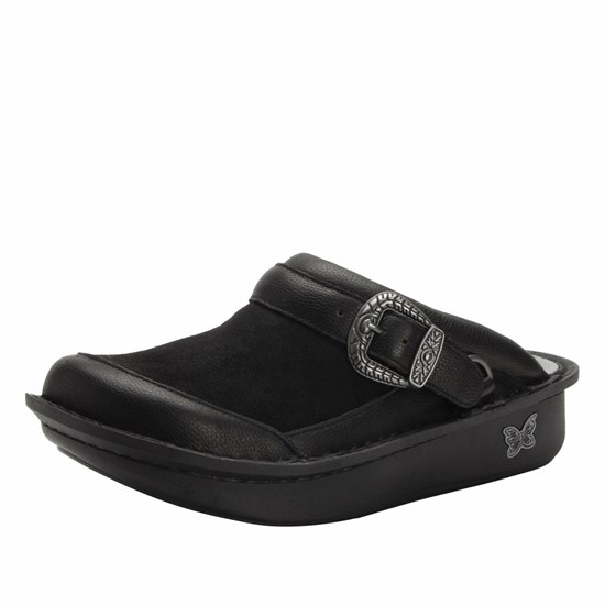 Black Alegria Seville Flex Women's Slip On Shoes | 396ZHXFTE