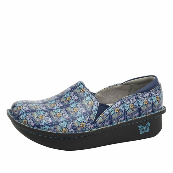 Blue Alegria Debra's Quilt Women's Slip On Shoes | 831ASQMEU