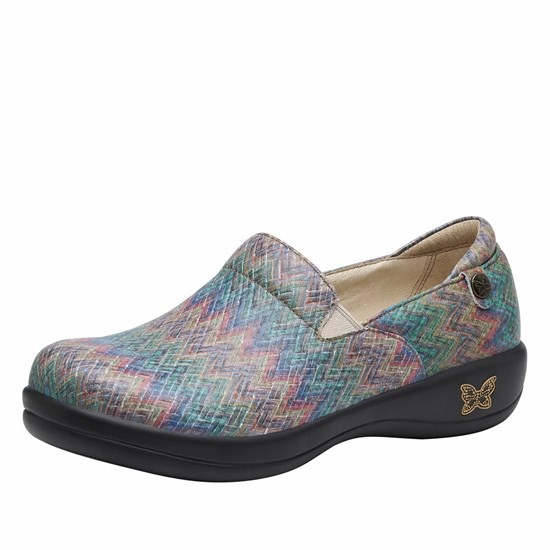 Blue Alegria Keli Woven Wonder Professional Women's Slip On Shoes | 786DQKPMJ