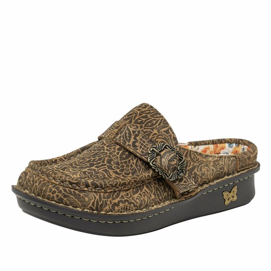 Brown Alegria Brigid Freedom Rock Women's Slip On Shoes | 706RLMQSY