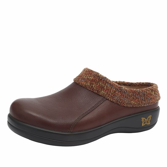 Brown Alegria Kyah Women's Clogs & Nursing Shoes | 364AEPXCR