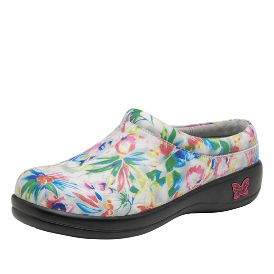 Flowers Alegria Kayla Mai Thai Professional Women's Clogs & Nursing Shoes | 416DLCXPE