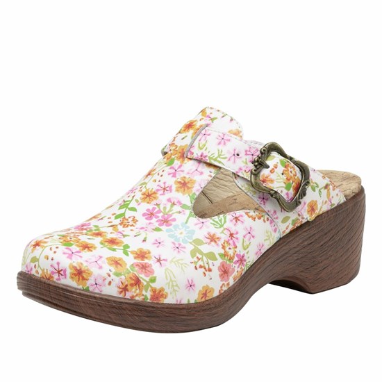 Flowers Alegria Selina Prime Time Women's Clogs & Nursing Shoes | 806CKMBVL