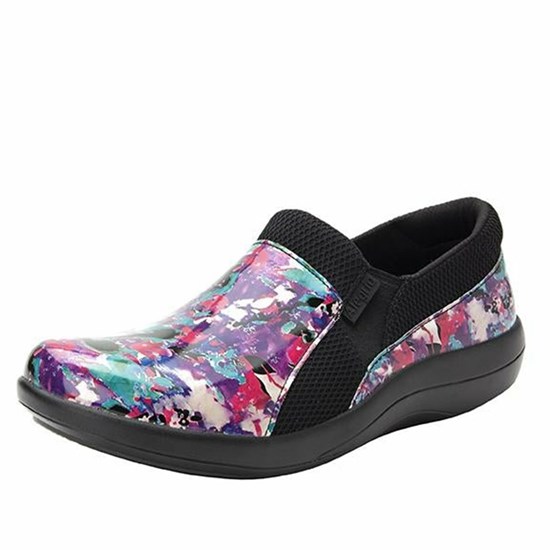 Purple Alegria Duette Multi Composite Women's Slip On Shoes | 149RDFICA