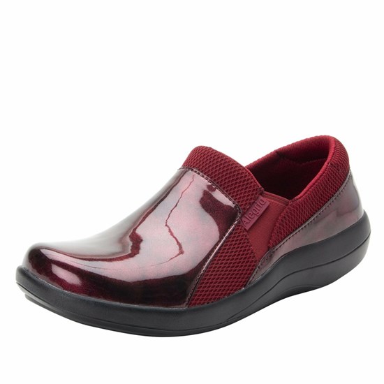 Red Alegria Duette Plumtastic Women's Slip On Shoes | 458SQPVWG