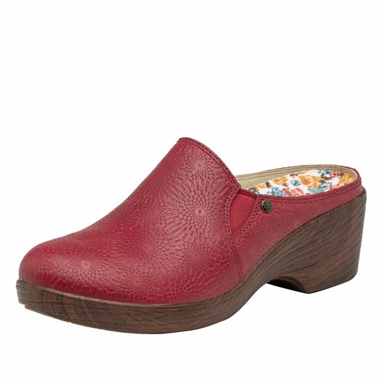 Red Alegria Sereniti Roman Candle Women's Clogs & Nursing Shoes | 726OQFYWM