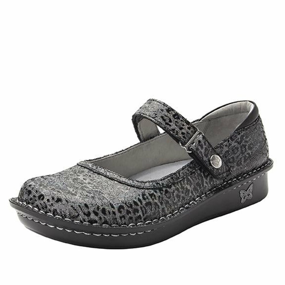 Black Alegria Belle Wilder Women\'s Mary Jane Shoes | 561ULTDME