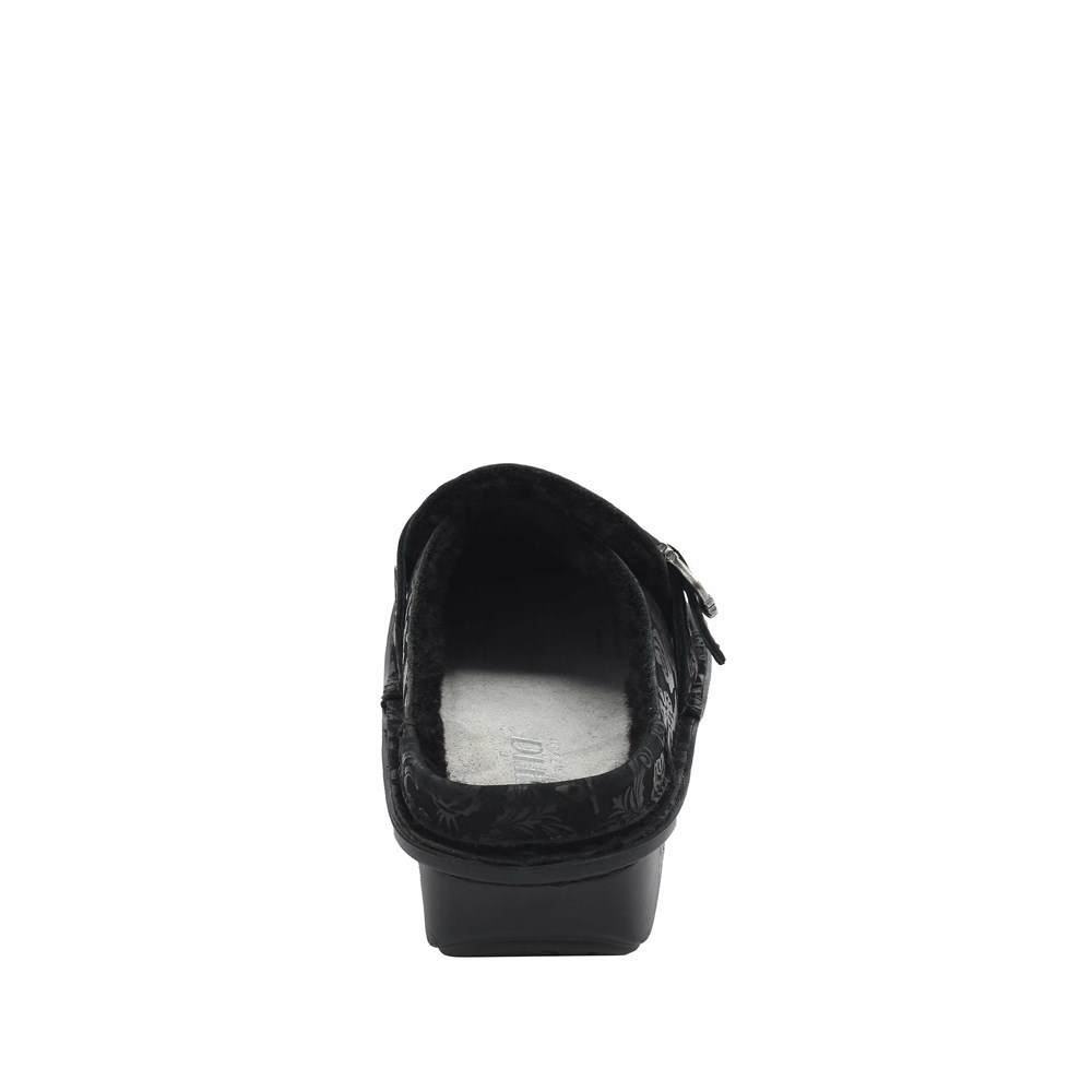 Black Alegria Brigid Goth You're Cute Women's Clogs & Nursing Shoes | 346XWAUJC