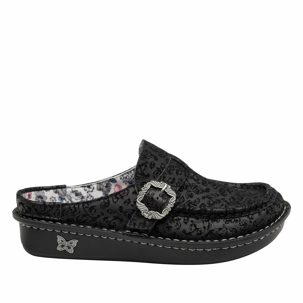 Black Alegria Brigid Ivalace Women's Slip On Shoes | 241XLPUNM