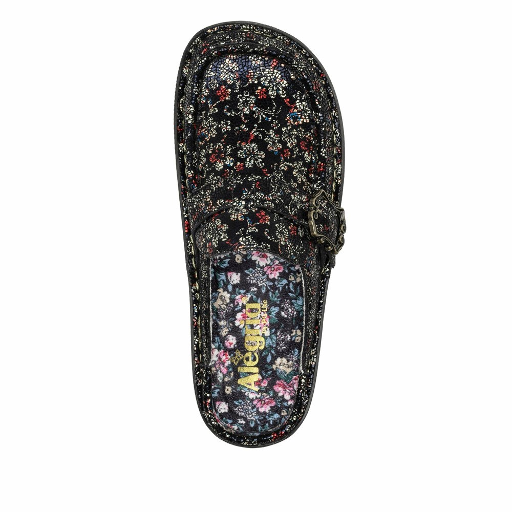 Black Alegria Brigid Posh Women's Slip On Shoes | 089PXTQJL