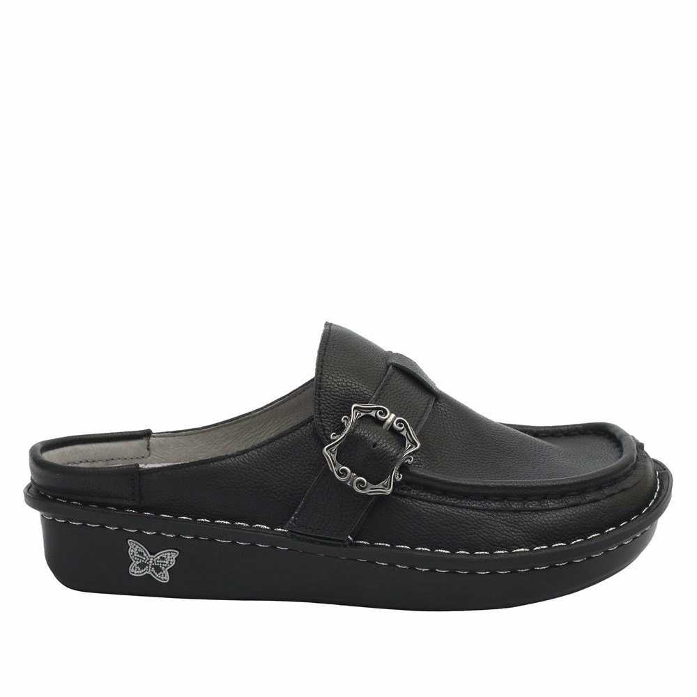 Black Alegria Brigid Upgrade Women's Clogs & Nursing Shoes | 853MZKEDG