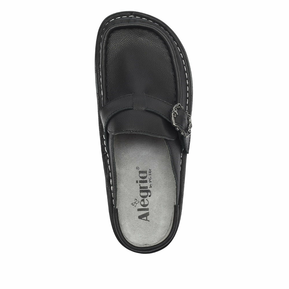 Black Alegria Brigid Upgrade Women's Clogs & Nursing Shoes | 853MZKEDG