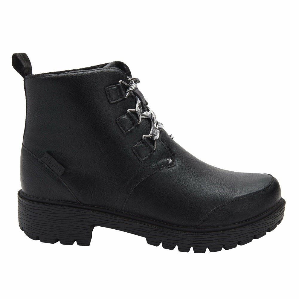 Black Alegria Cheri Smooth Women's Boots | 256OBWRXY