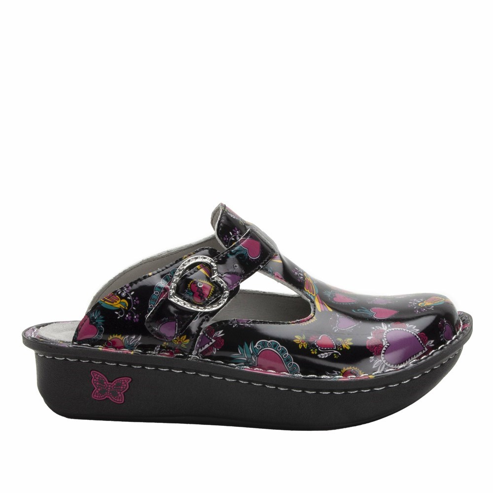 Black Alegria Classic Frida Women's Clogs & Nursing Shoes | 514JRXTEL