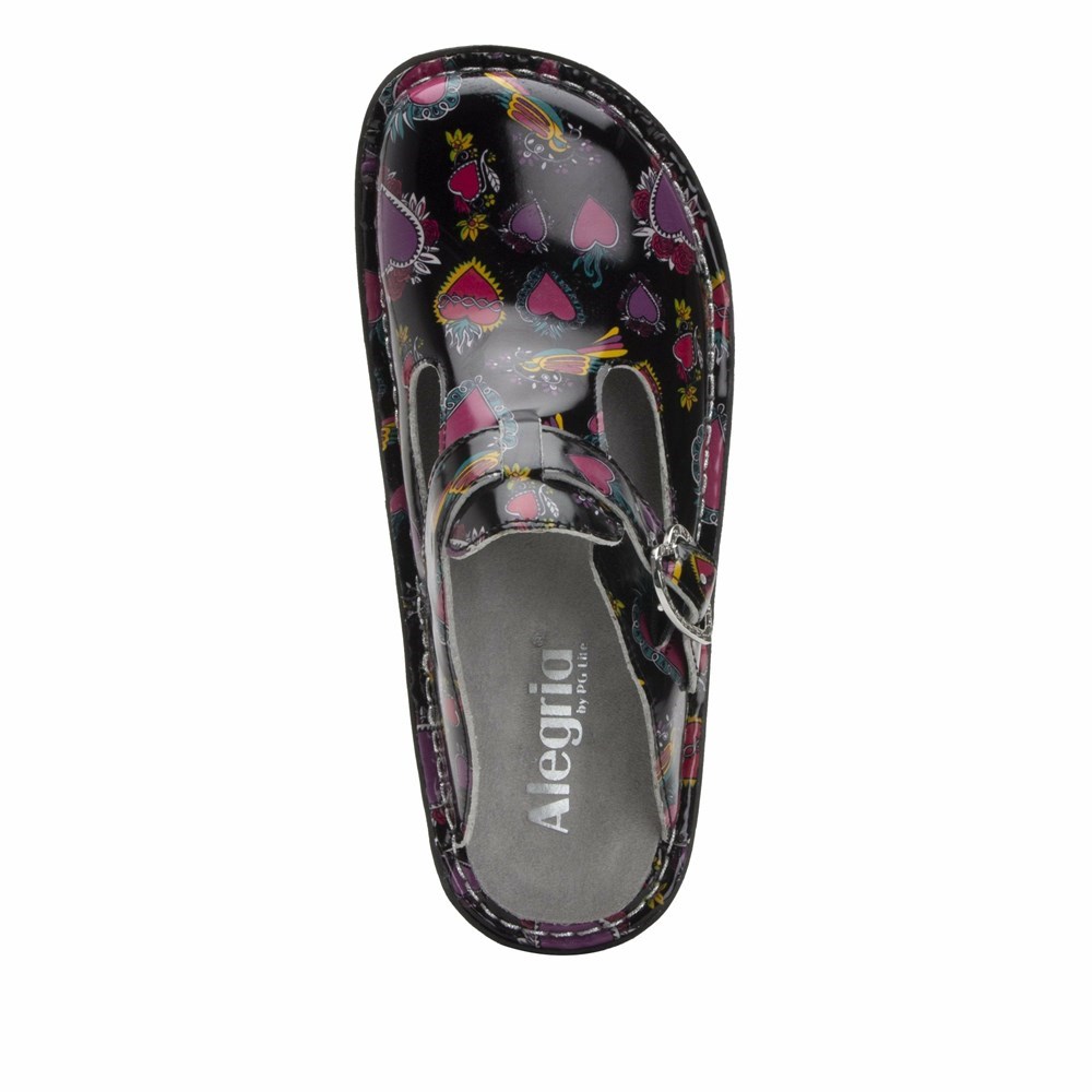 Black Alegria Classic Frida Women's Clogs & Nursing Shoes | 514JRXTEL