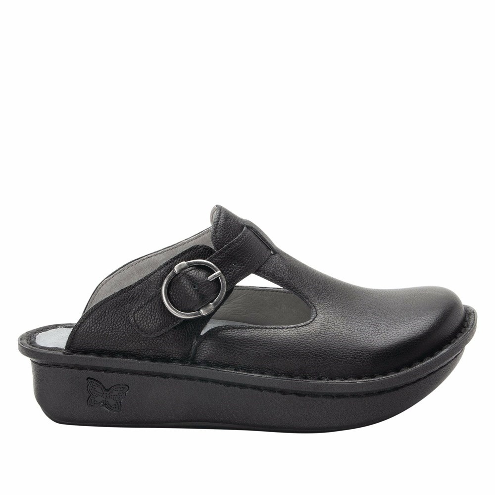 Black Alegria Classic Upgrade Women's Clogs & Nursing Shoes | 387XMWEDK