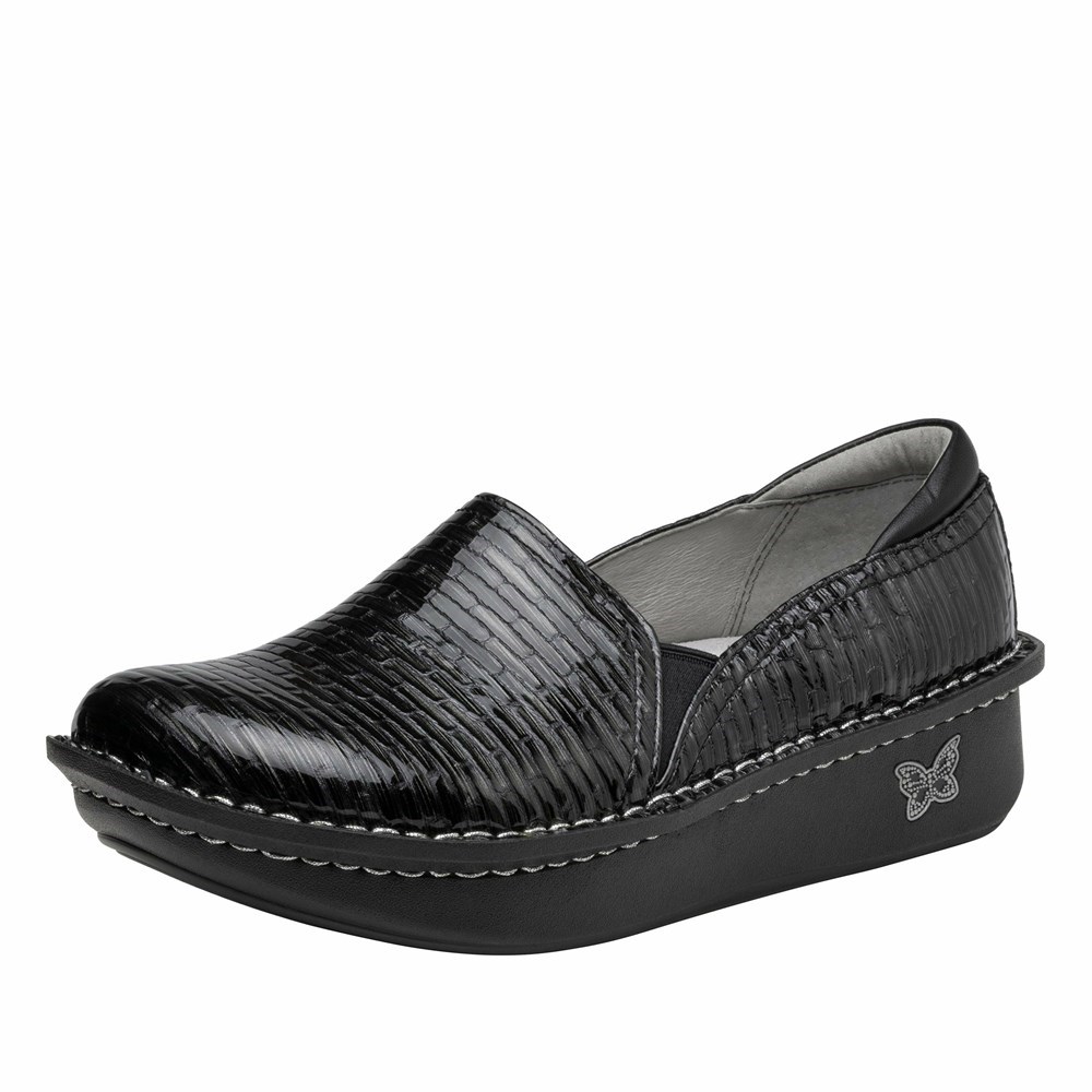 Black Alegria Debra Brick By Brick Women\'s Slip On Shoes | 209KYOVXM