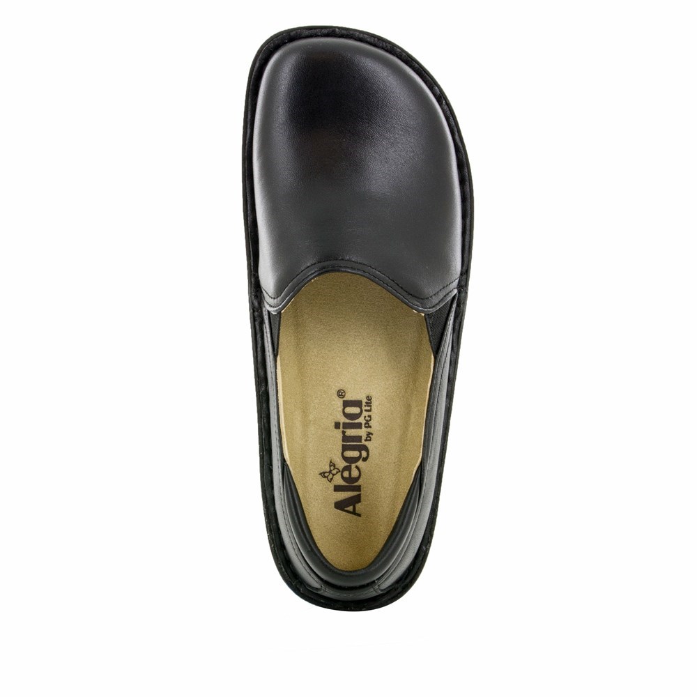 Black Alegria Debra Nappa Women's Slip On Shoes | 718XJEGCW