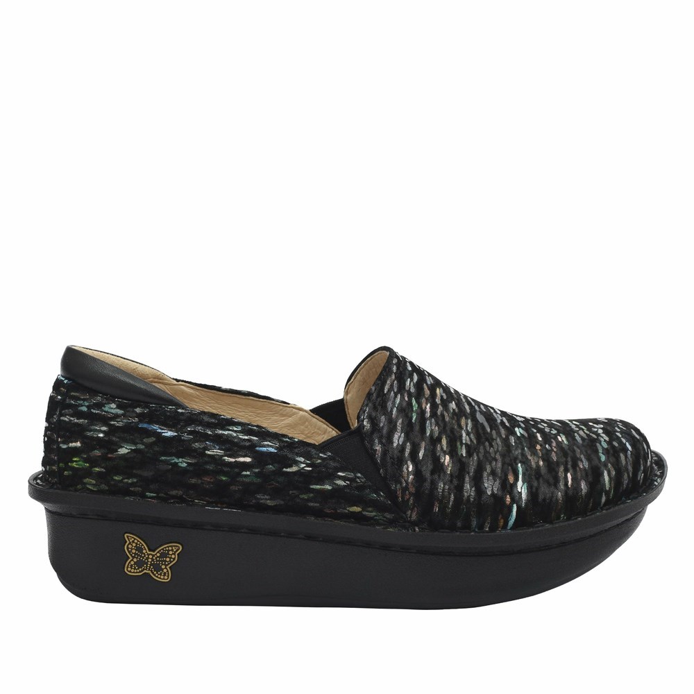 Black Alegria Debra Obscura Women's Slip On Shoes | 645AFGHIV