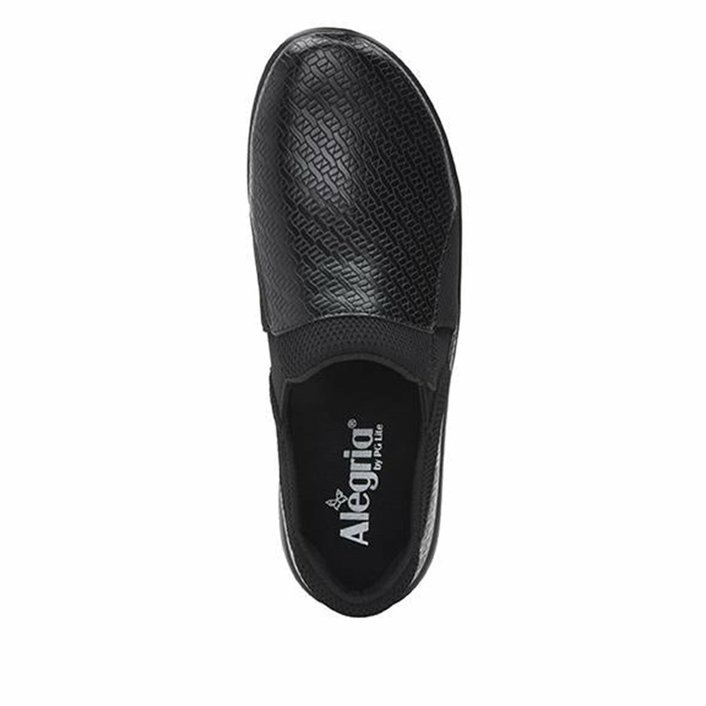 Black Alegria Duette Woven Women's Slip On Shoes | 698SDOWUY