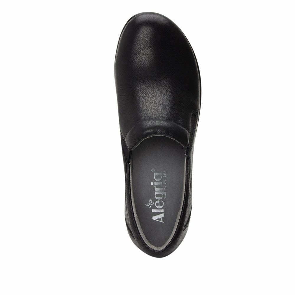 Black Alegria Eryn Upgrade Women's Slip On Shoes | 367SYVHIG