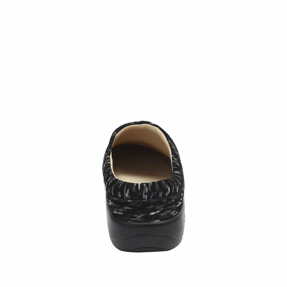 Black Alegria Kayla Obscura Professional Women's Slip On Shoes | 536NLGIUQ