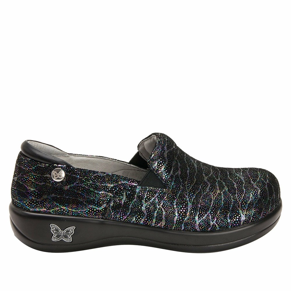 Black Alegria Keli Dermatic Professional Women's Slip On Shoes | 193PDKHVU