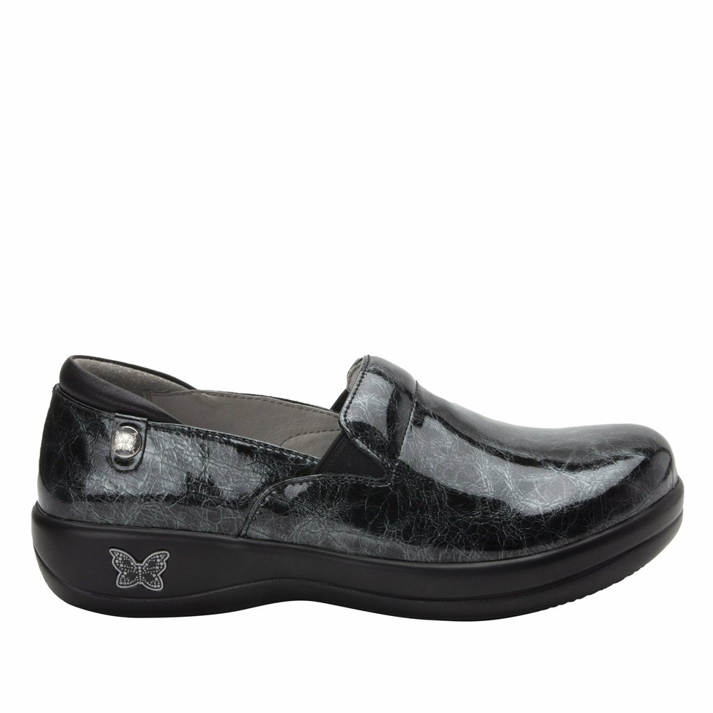 Black Alegria Keli Mantle Professional Women's Slip On Shoes | 396TGNLZM