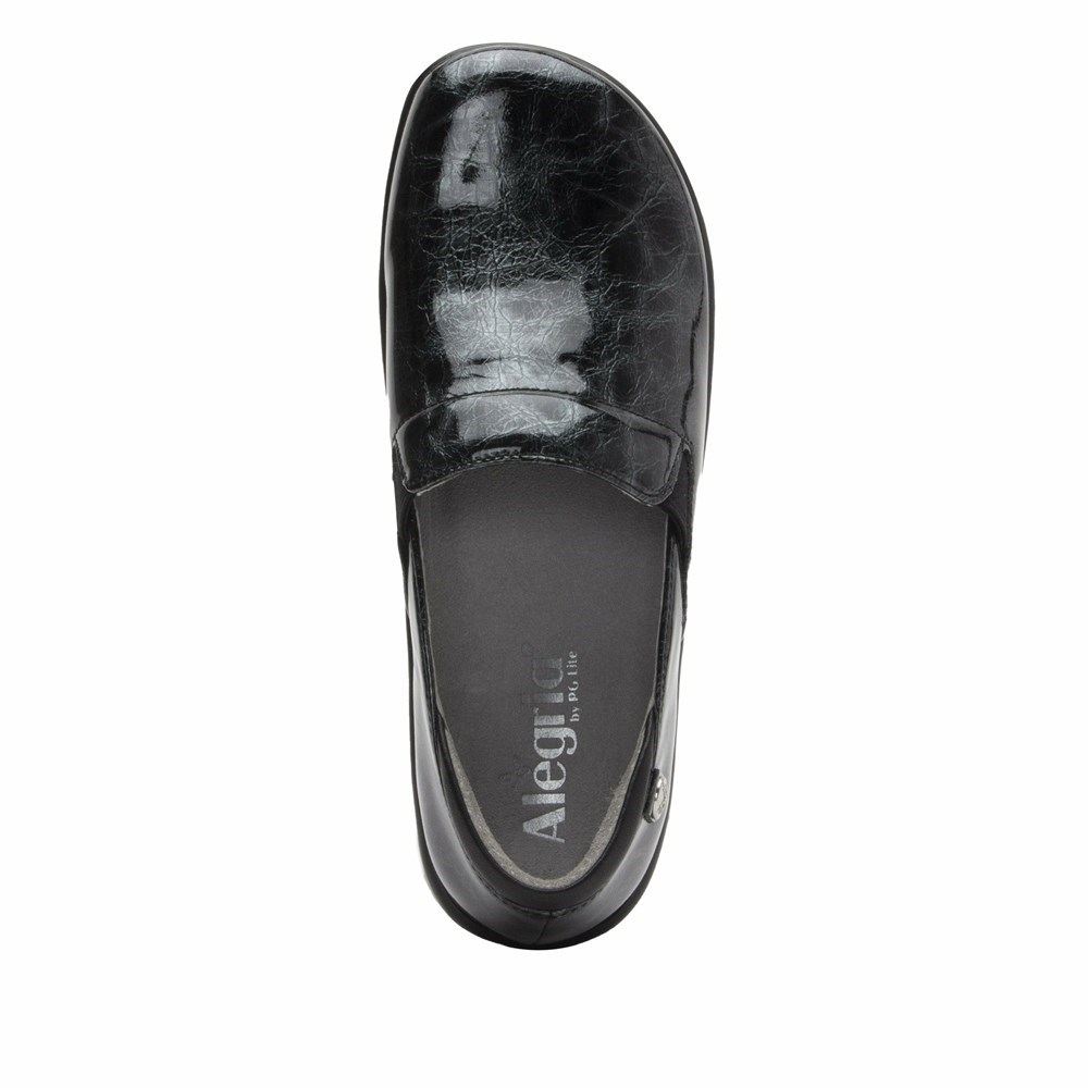 Black Alegria Keli Mantle Professional Women's Slip On Shoes | 396TGNLZM