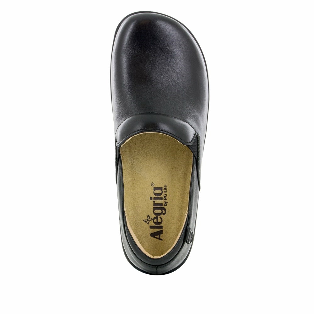 Black Alegria Keli Nappa Professional Women's Slip On Shoes | 062FUTKVB