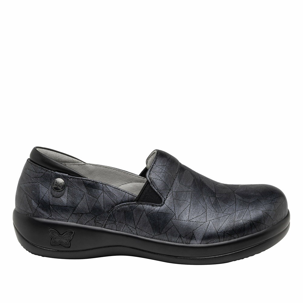 Black Alegria Keli Sketchy Professional Women's Slip On Shoes | 914MYXFLQ