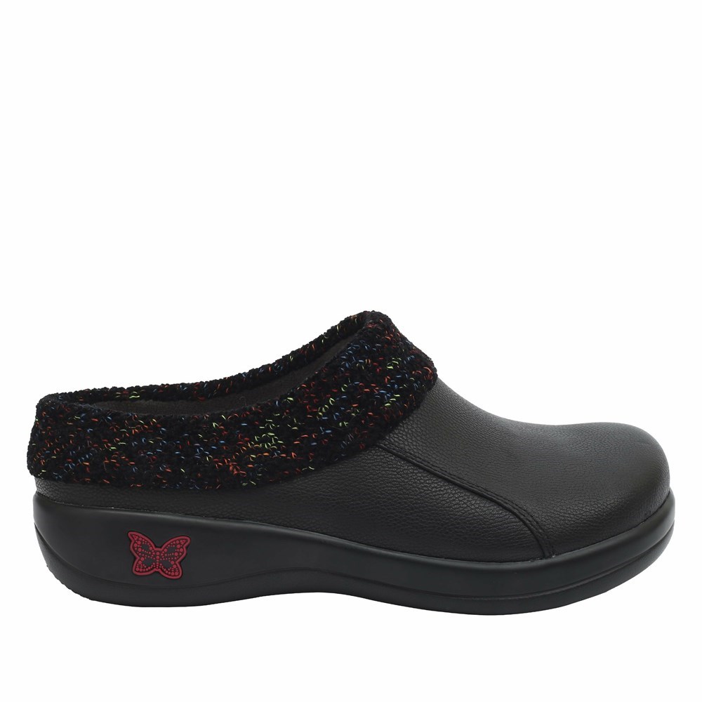 Black Alegria Kyah Women's Clogs & Nursing Shoes | 824VEJSPL