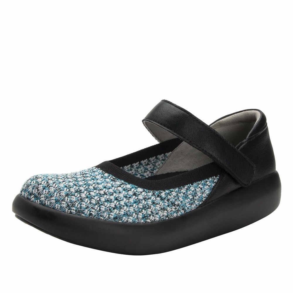 Black Alegria Olivia Multi Women\'s Mary Jane Shoes | 165RZAHUO