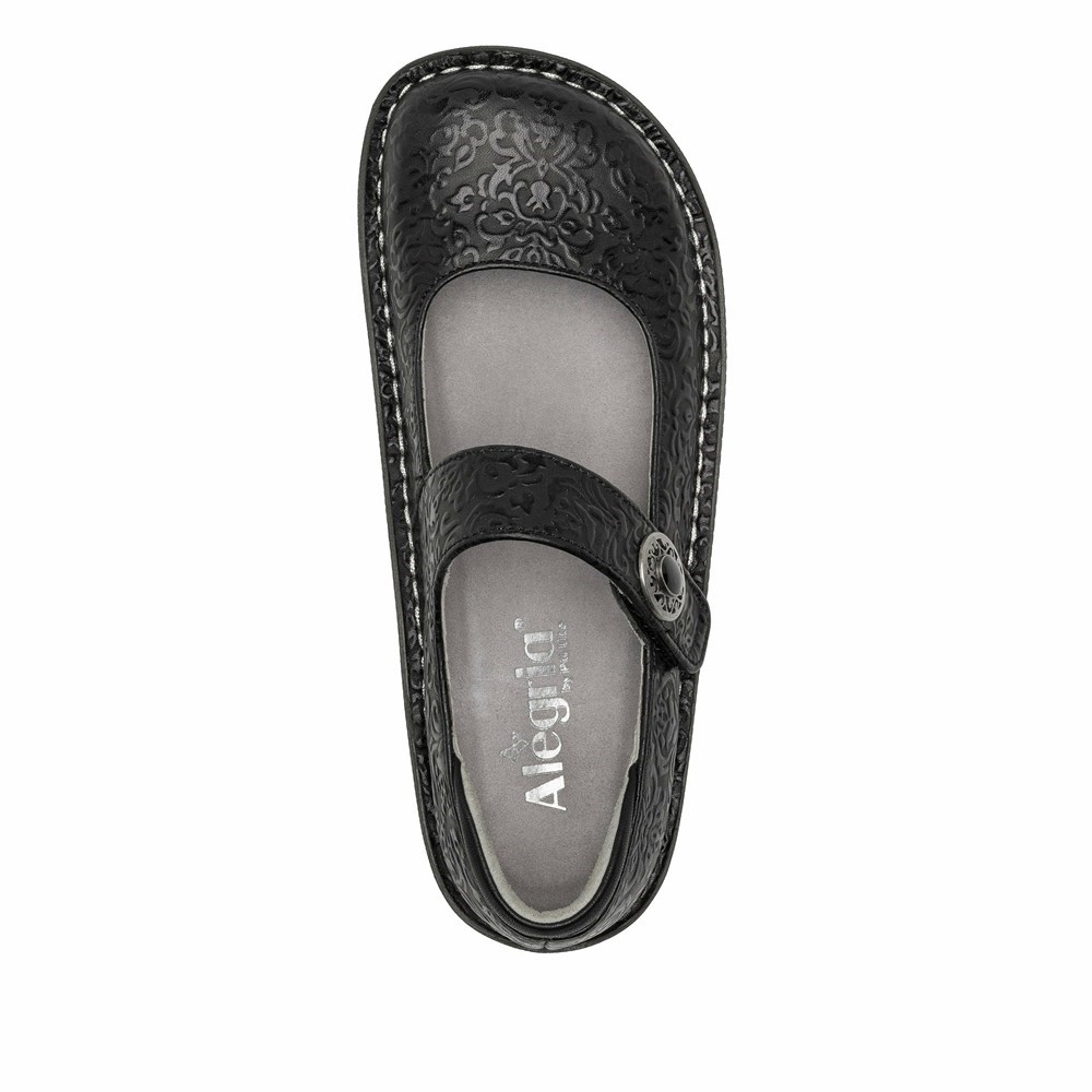 Black Alegria Paloma Go For Baroque Women's Mary Jane Shoes | 865JPWTGC