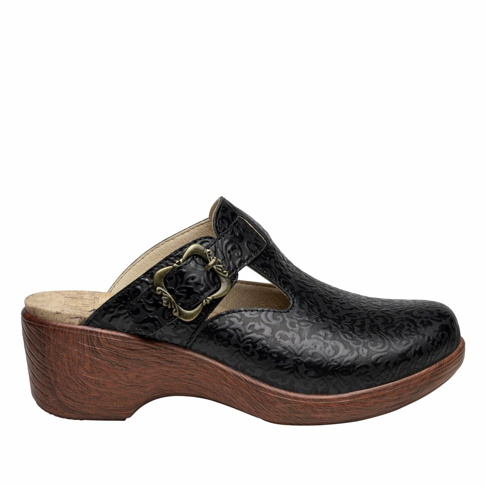 Black Alegria Selina Go For Baroque Women's Wedge & Heels | 068ZCSKTH