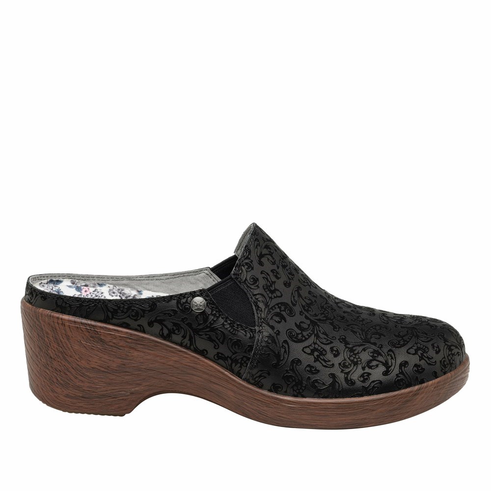 Black Alegria Sereniti Ivalace Women's Wedge & Heels | 361XLPTMA