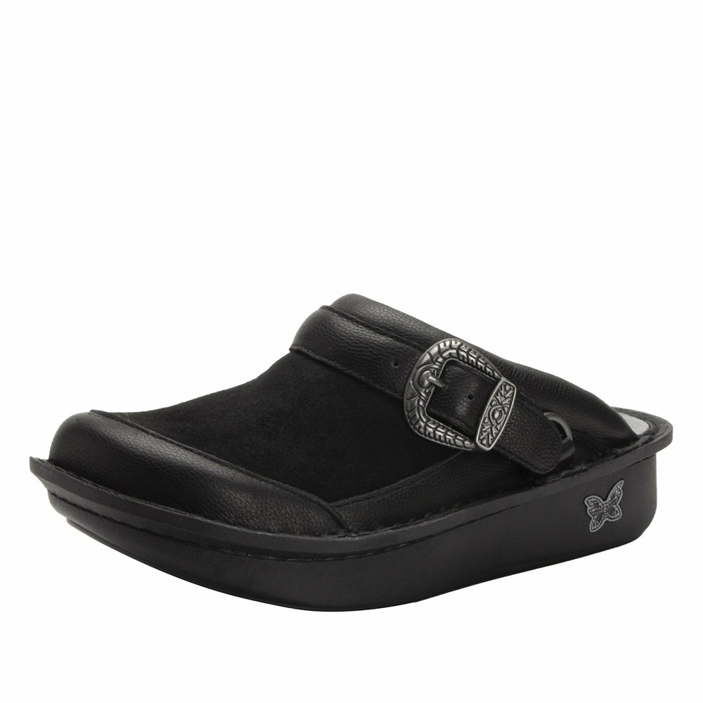 Black Alegria Seville Flex Women\'s Clogs & Nursing Shoes | 472SKAXDL