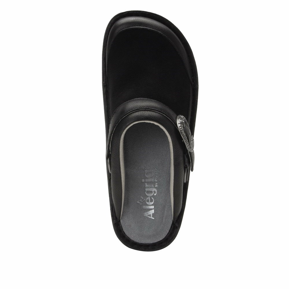 Black Alegria Seville Flex Women's Slip On Shoes | 396ZHXFTE