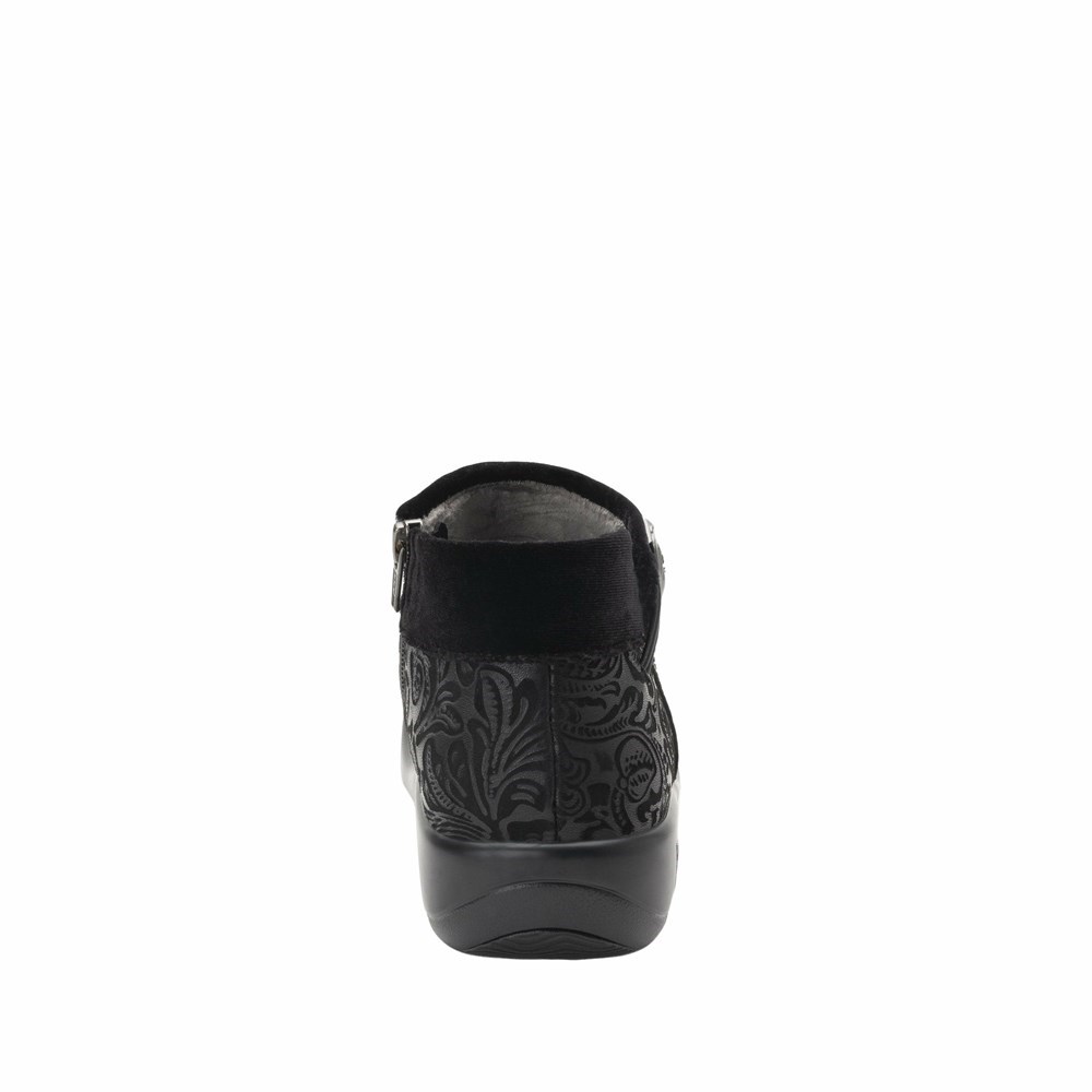 Black Alegria Sitka Damask Women's Boots | 649DLUKNE