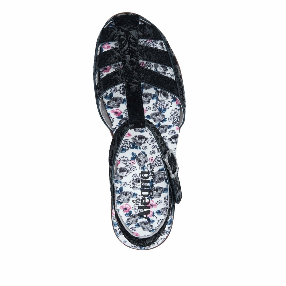 Black Alegria Summer Ivalace Women's Mary Jane Shoes | 490QRUZKG