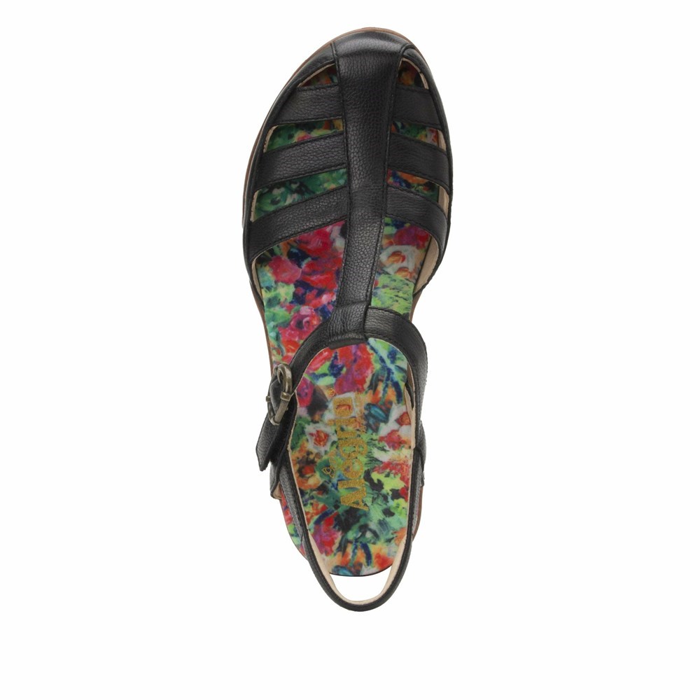 Black Alegria Summer Women's Mary Jane Shoes | 375WOUFDL