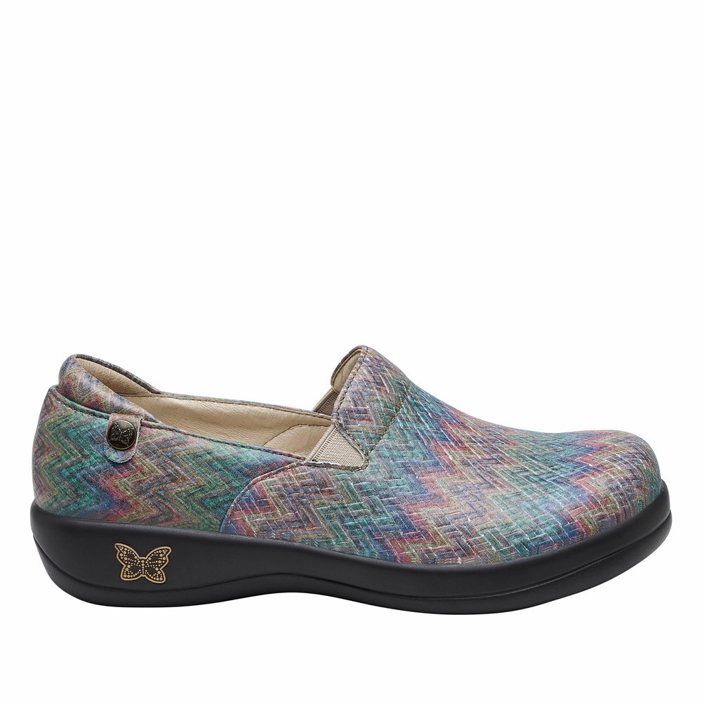 Blue Alegria Keli Woven Wonder Professional Women's Slip On Shoes | 786DQKPMJ