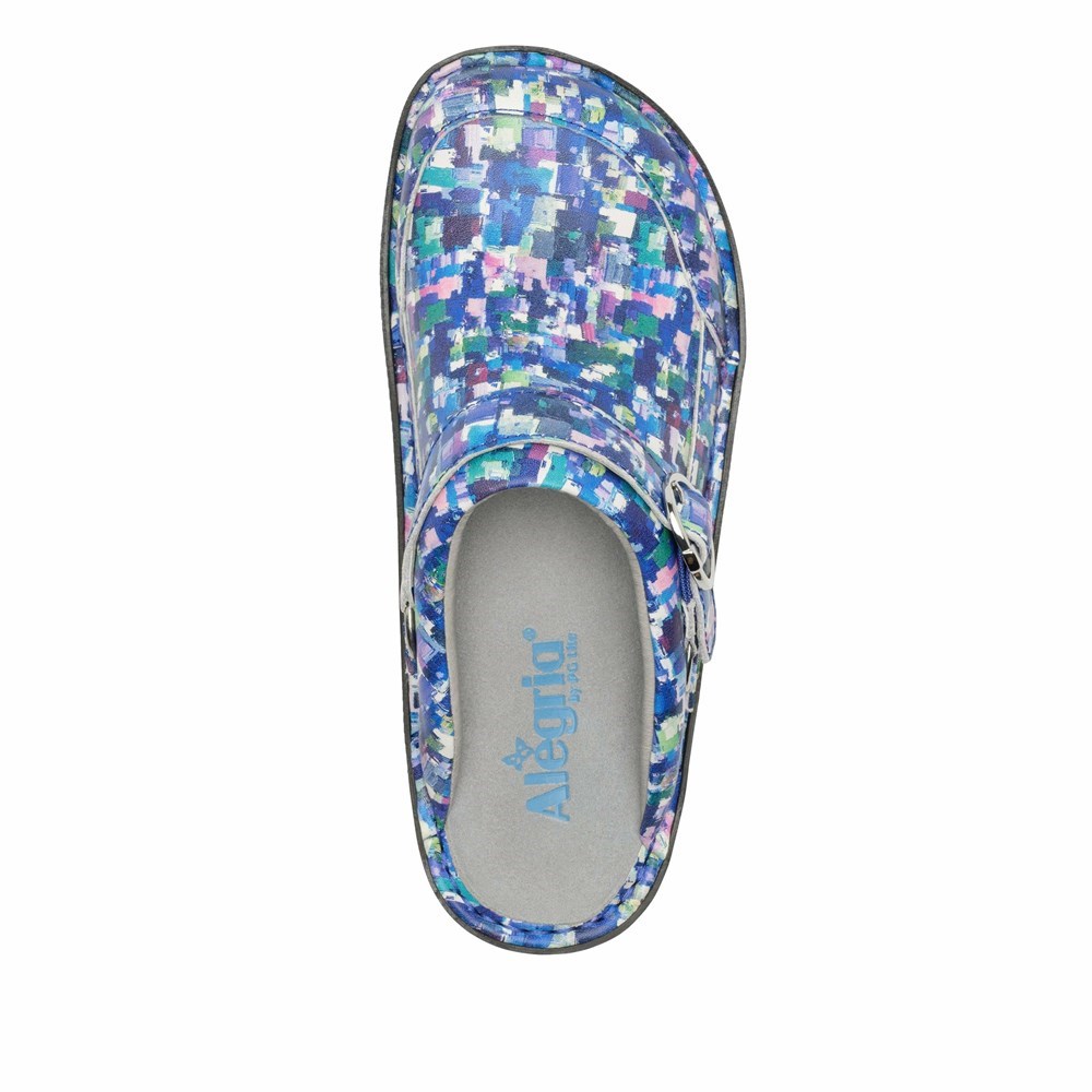 Blue Alegria Seville Welcome Back Blotter Women's Clogs & Nursing Shoes | 056YGVIBP