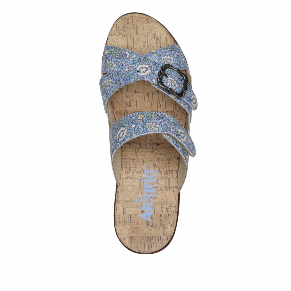 Blue Alegria Sierra Smooth Jazz Sandal Women's Wedge & Heels | 825ISAGXQ